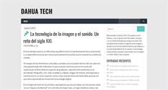 Desktop Screenshot of dahuatech.es